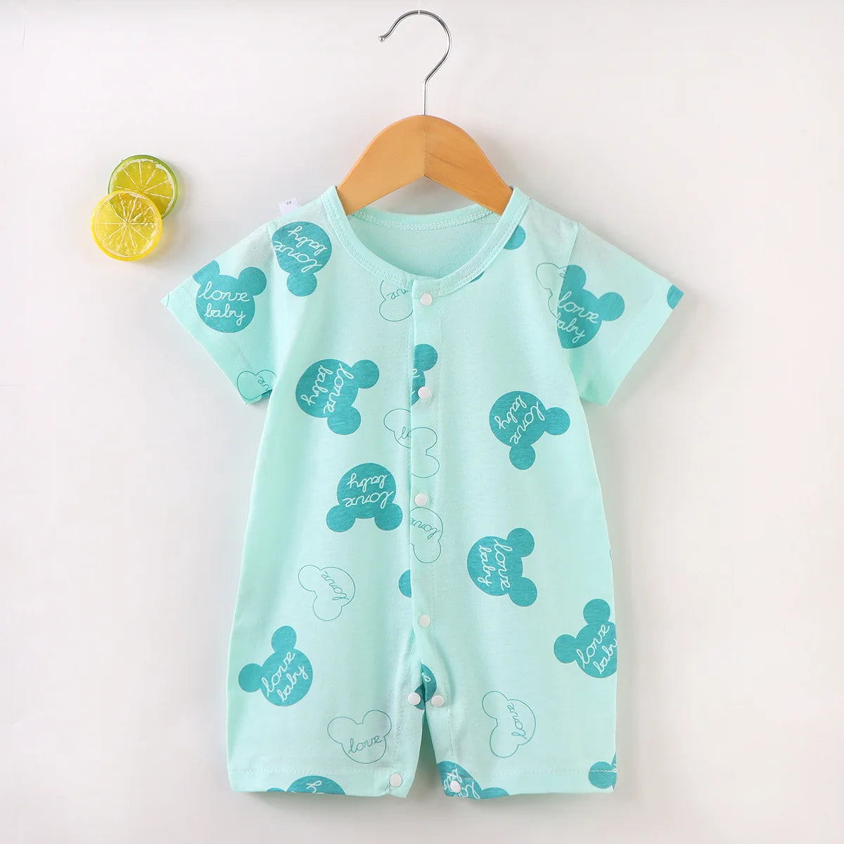 Body Bébé Mickey Mouse Disney - Manches Courtes - Coton Doux - 0-18 mois