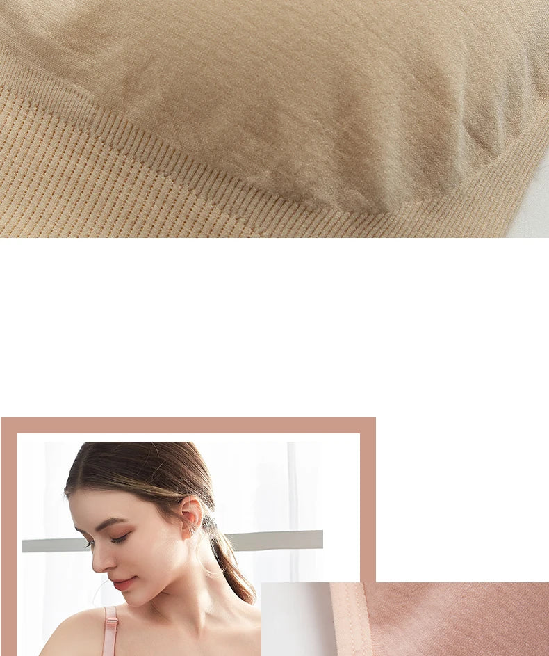 Soutien-gorge d'allaitement respirant sans couture - Soutien-gorge de maternité grande taille avec maintien