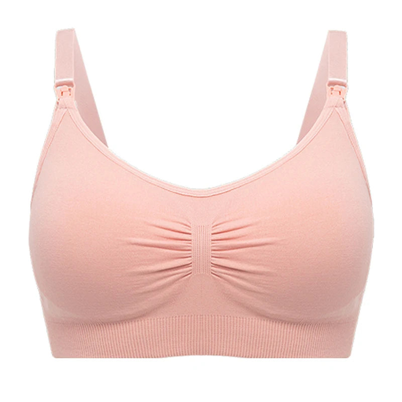 Soutien-gorge d'allaitement respirant sans couture - Soutien-gorge de maternité grande taille avec maintien