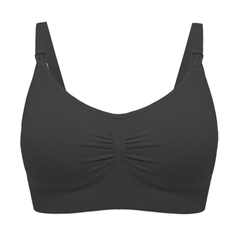 Soutien-gorge d'allaitement respirant sans couture - Soutien-gorge de maternité grande taille avec maintien