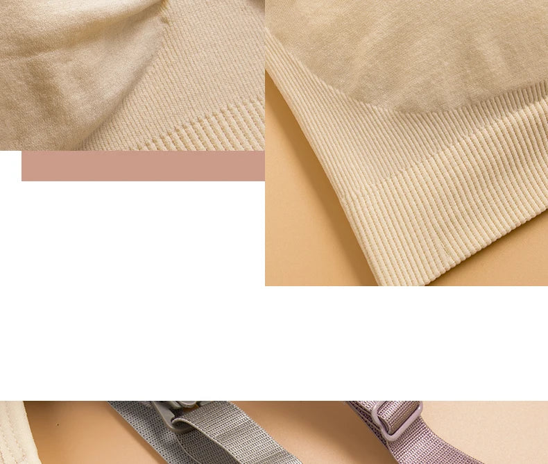 Soutien-gorge d'allaitement respirant sans couture - Soutien-gorge de maternité grande taille avec maintien