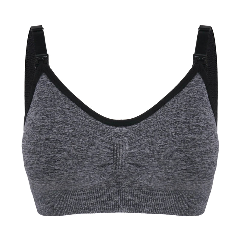 Soutien-gorge d'allaitement respirant sans couture - Soutien-gorge de maternité grande taille avec maintien