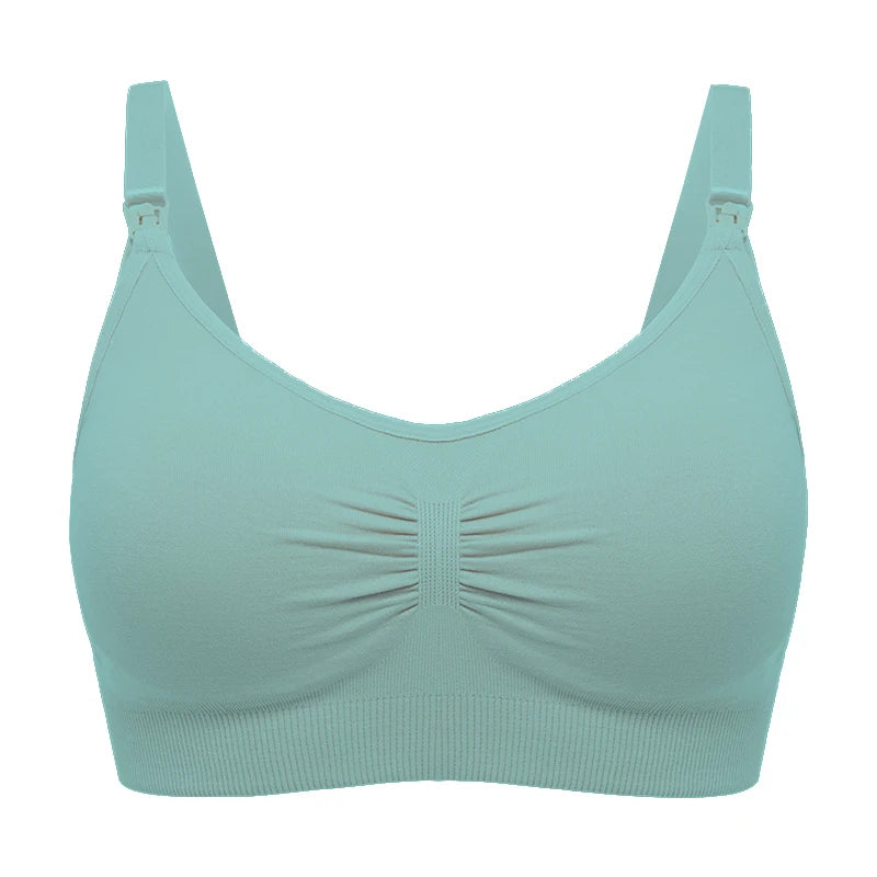 Soutien-gorge d'allaitement respirant sans couture - Soutien-gorge de maternité grande taille avec maintien