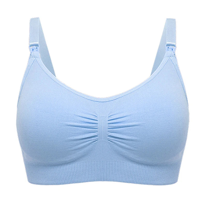 Soutien-gorge d'allaitement respirant sans couture - Soutien-gorge de maternité grande taille avec maintien