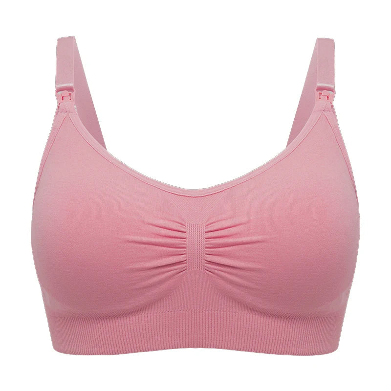 Soutien-gorge d'allaitement respirant sans couture - Soutien-gorge de maternité grande taille avec maintien