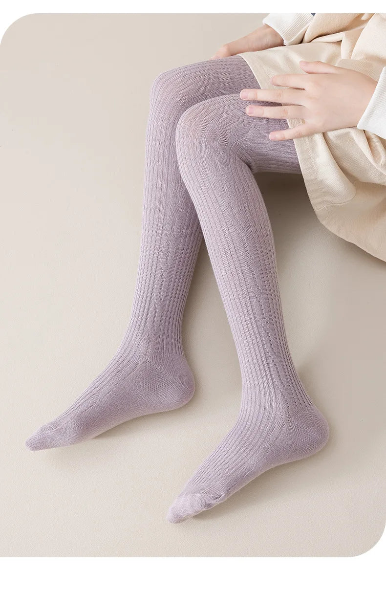 Collants en coton pour filles 0-12 ans - Collants respirants printemps automne hiver pour enfant et bébé