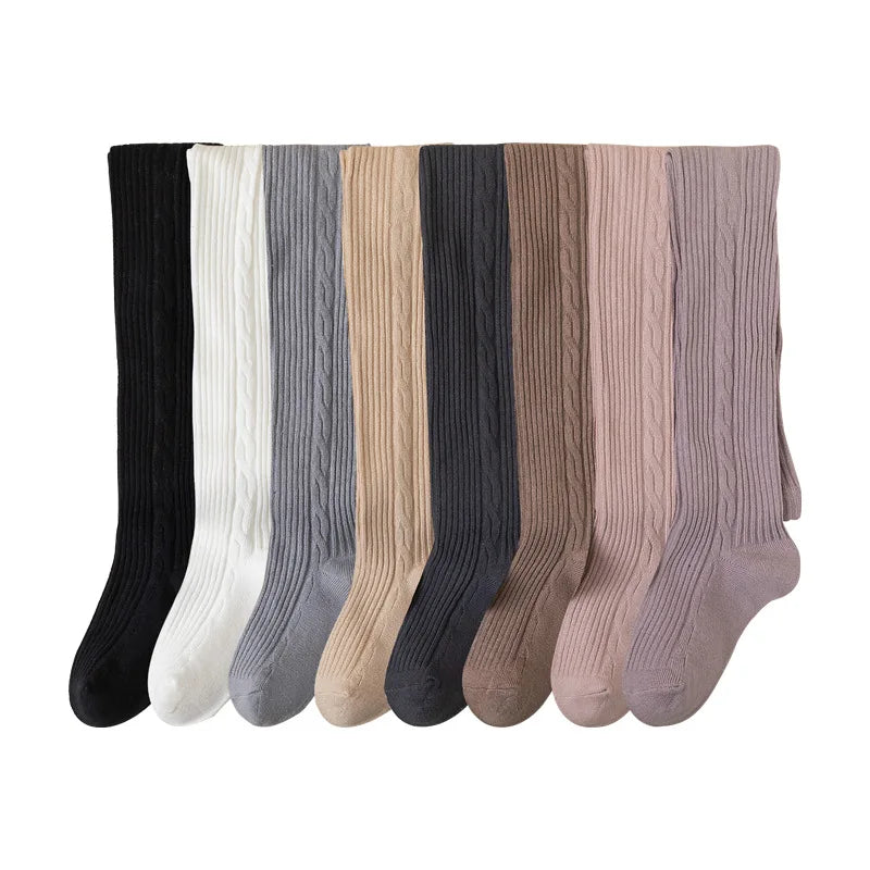 Collants en coton pour filles 0-12 ans - Collants respirants printemps automne hiver pour enfant et bébé