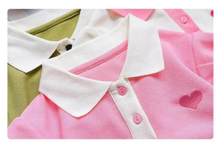 Robe d'été fille à col rayée motif fraise - Robe décontractée pour filles de 1 à 10 ans