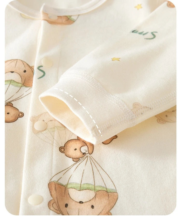 Grenouillère Bébé en Coton Pur - Nouveau-né - Pyjama Doux - 0 à 12 mois