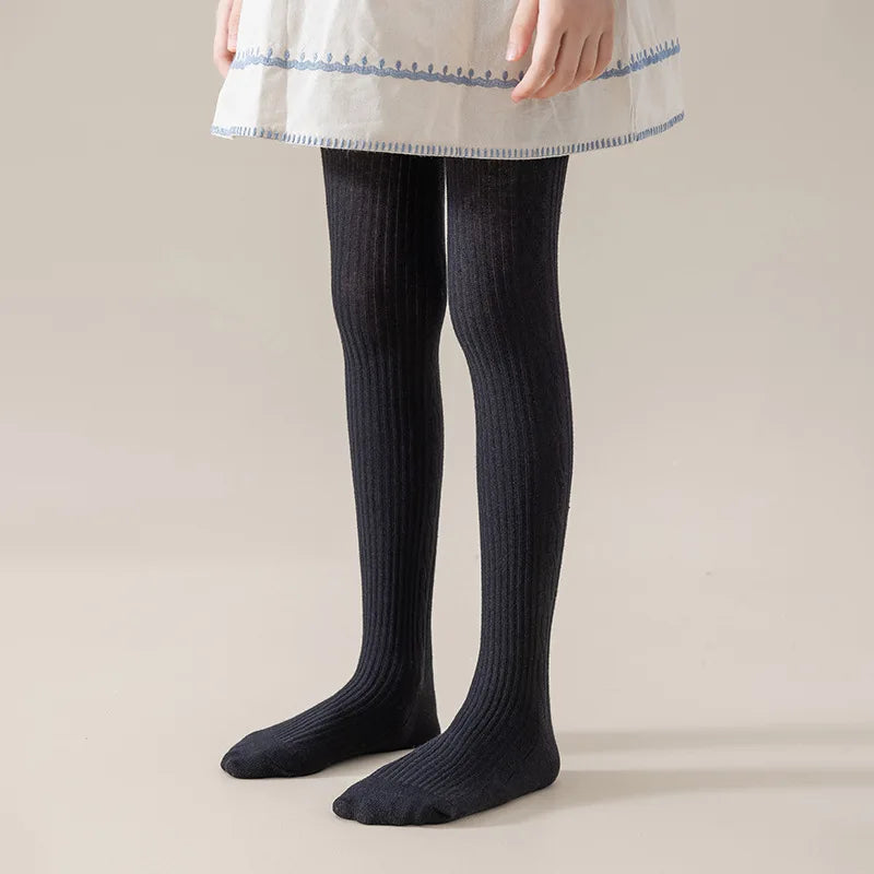 Collants en coton pour filles 0-12 ans - Collants respirants printemps automne hiver pour enfant et bébé