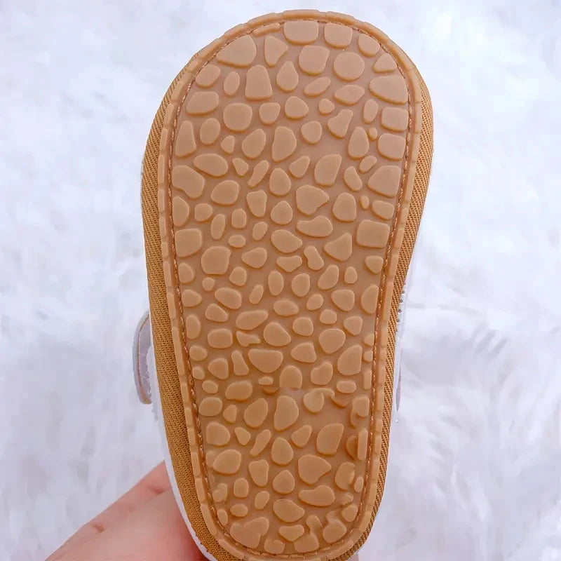 Chaussures Mary Jane bébé fille avec nœud et strass - Chaussures de marche légères antidérapantes printemps automne