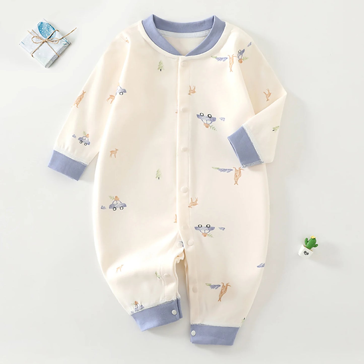 Grenouillère Bébé en Coton Pur - Nouveau-né - Pyjama Doux - 0 à 12 mois