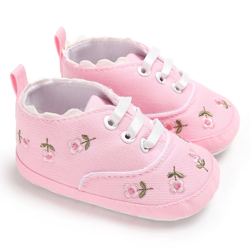 Chaussures de marche bébé semelles souples antidérapantes - Chaussures sport décontractées printemps automne pour premiers pas