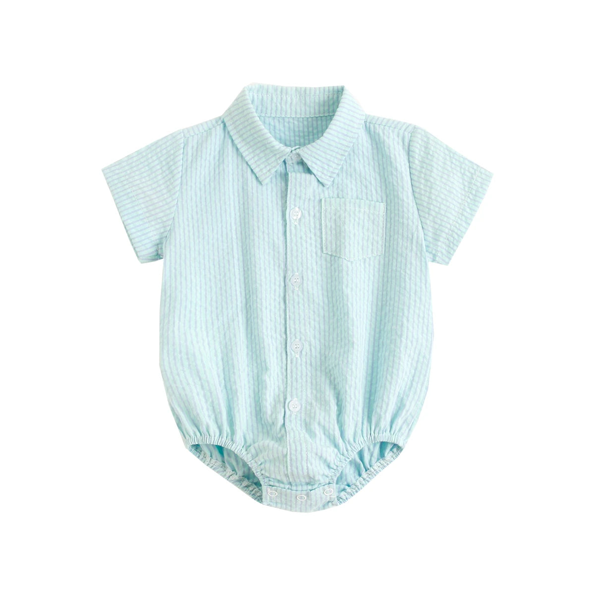 Body Manches Courtes pour Bébé Garçon - Coton Doux - Motif Carreaux - 0 à 12 mois