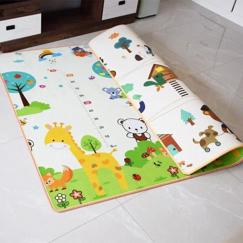 Tapis de Jeu pour Bébé - EPE Non-Toxique - 5 Tailles - Double Face - Sécurité Enfant