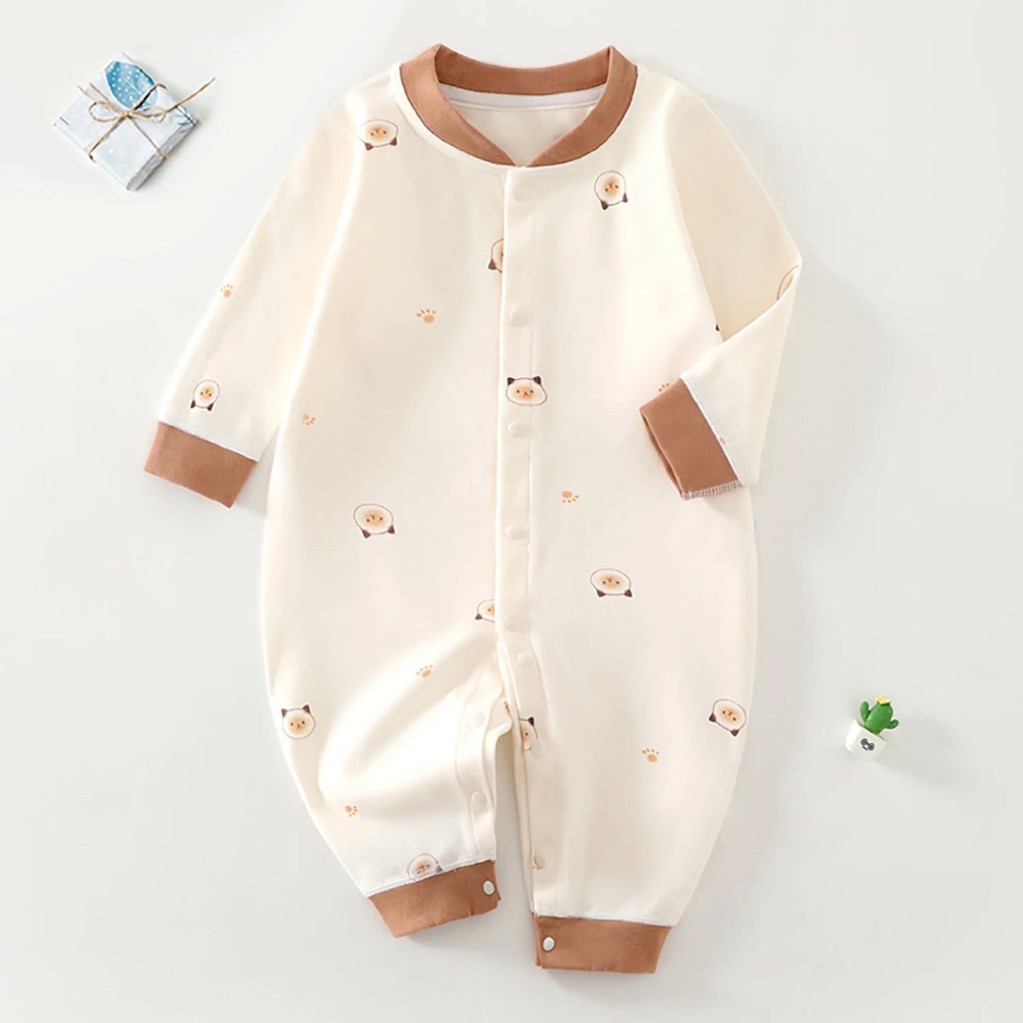 Grenouillère Bébé en Coton Pur - Nouveau-né - Pyjama Doux - 0 à 12 mois