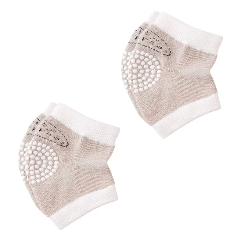 Genouillères Bébé Respirantes - Protection Genoux - Coton Doux - 0-3 ans