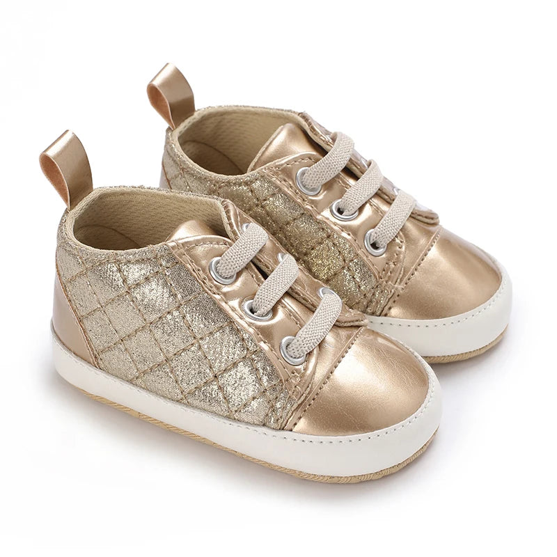 Chaussures de marche bébé semelles souples antidérapantes - Chaussures sport décontractées printemps automne pour premiers pas