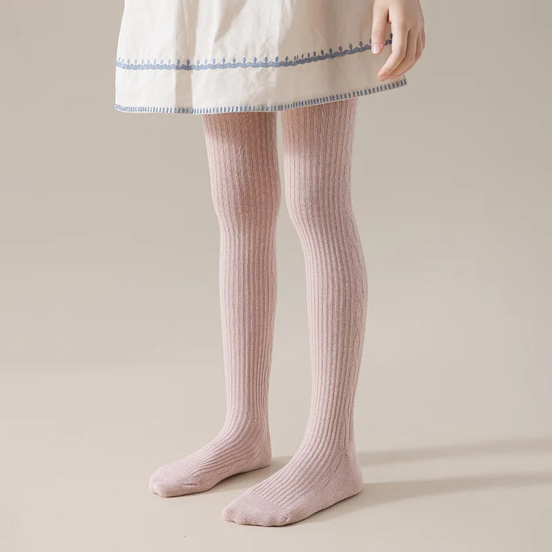 Collants en coton pour filles 0-12 ans - Collants respirants printemps automne hiver pour enfant et bébé