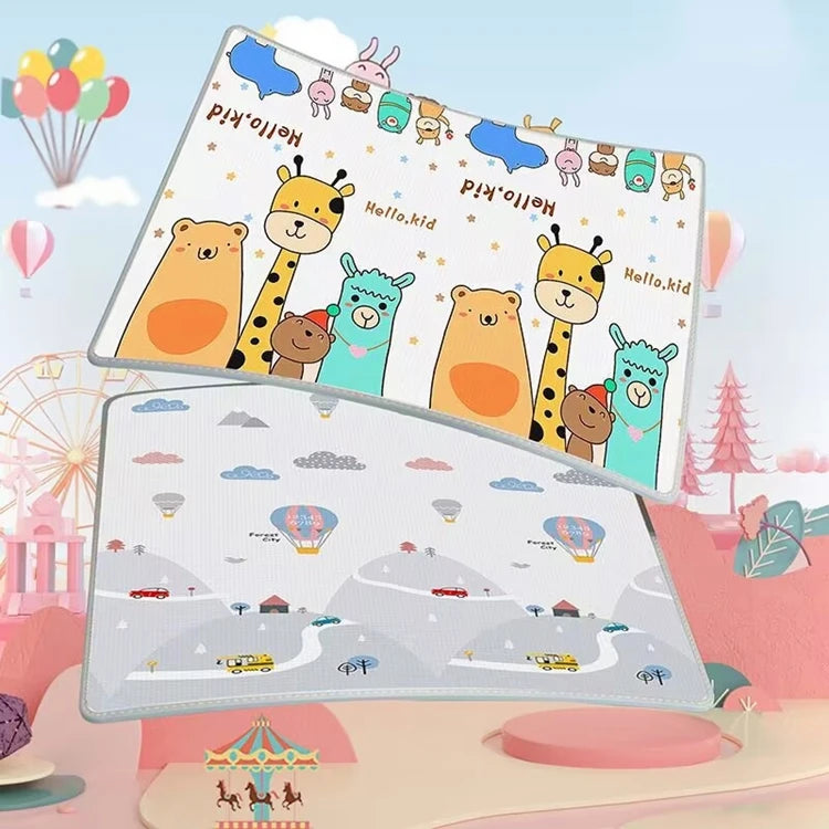 Tapis de Jeu pour Bébé - EPE Non-Toxique - 5 Tailles - Double Face - Sécurité Enfant