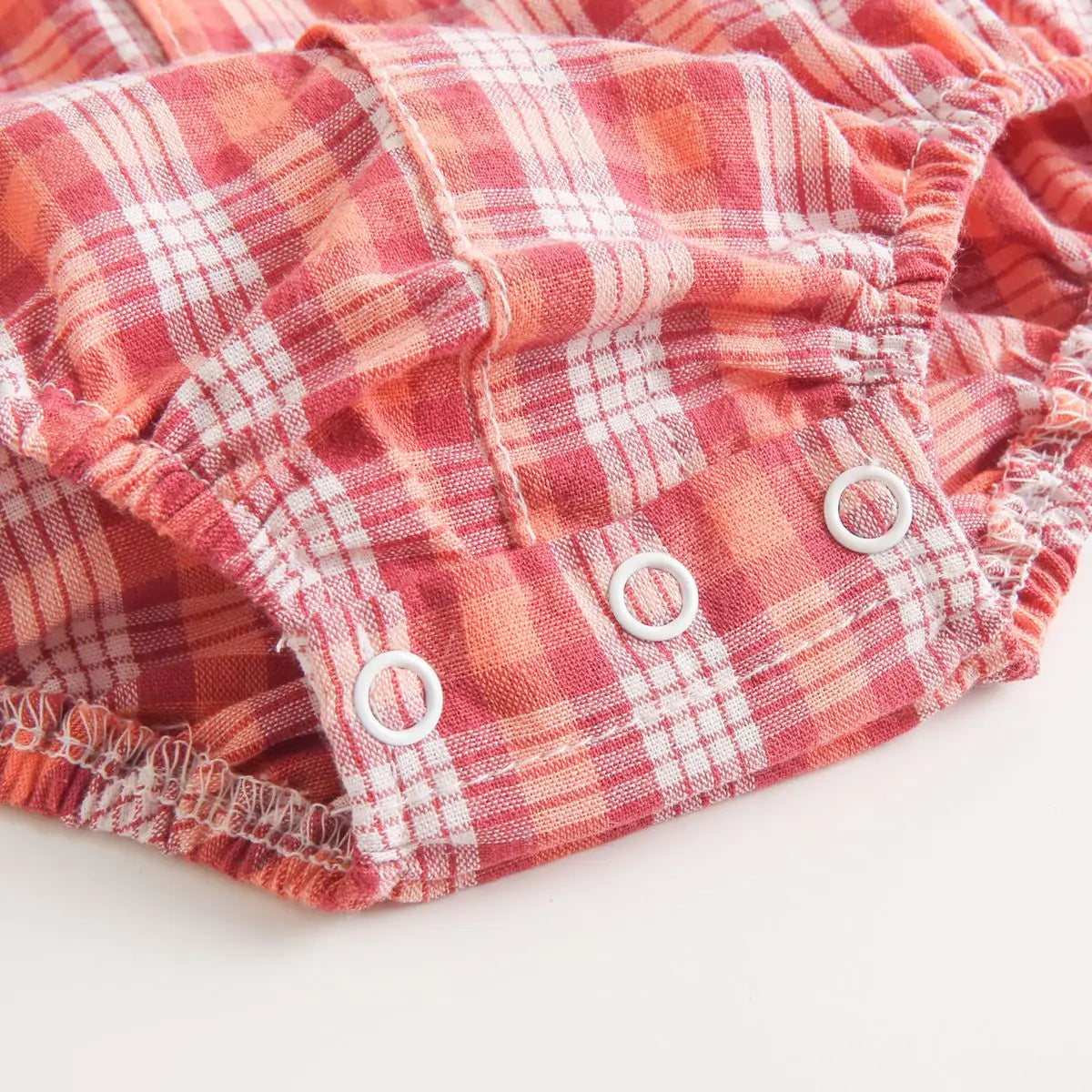 Body Manches Courtes pour Bébé Garçon - Coton Doux - Motif Carreaux - 0 à 12 mois