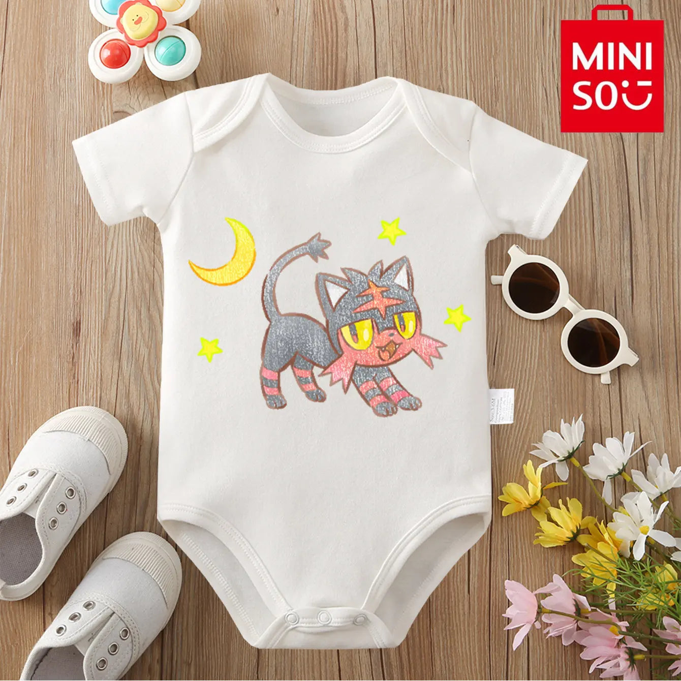 Body Bébé Tom et Jerry - 100% Coton - Doux et Confortable - 0-12 mois