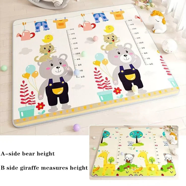 Tapis de Jeu pour Bébé - EPE Non-Toxique - 5 Tailles - Double Face - Sécurité Enfant