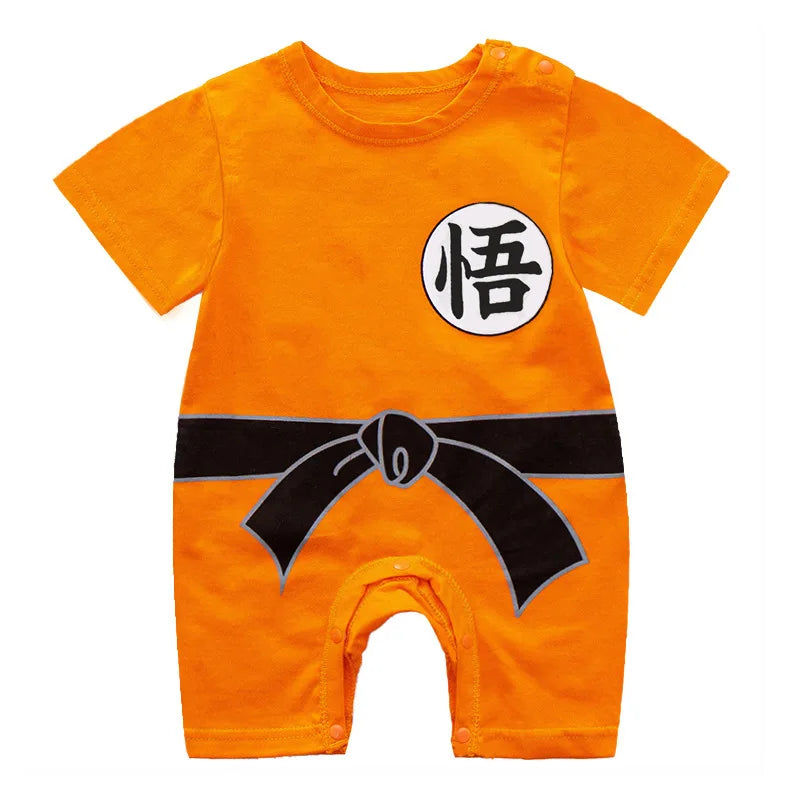 Combinaison d'été pour bébé fille et garçon de 0 à 12 mois - Déguisement bébé - Vêtements bébé en coton - Motif dessin animé