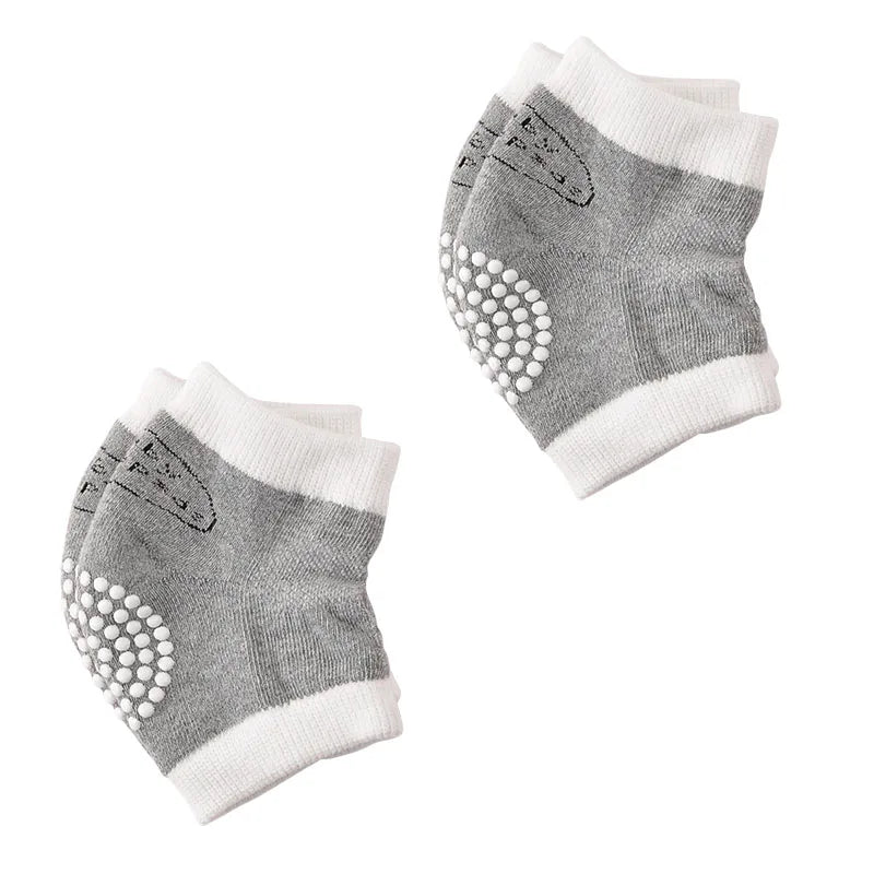 Genouillères Bébé Respirantes - Protection Genoux - Coton Doux - 0-3 ans