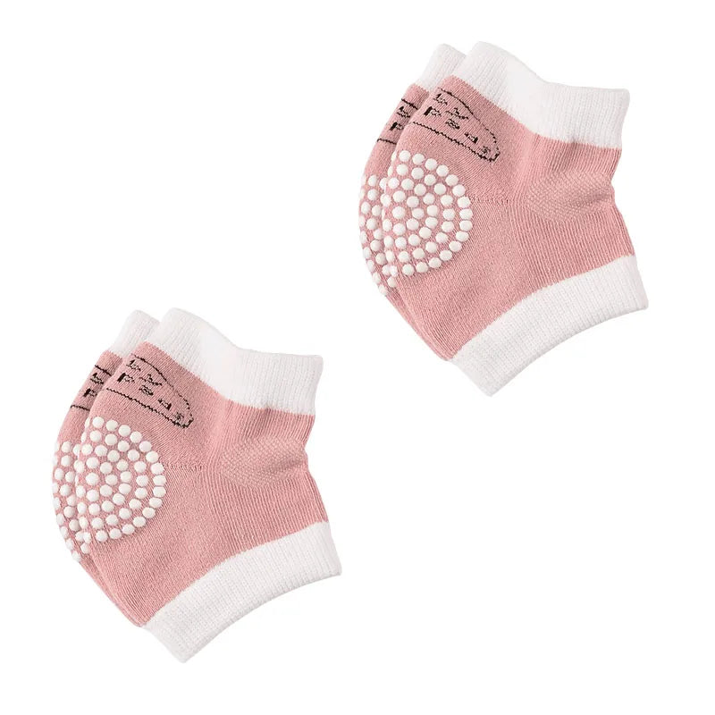Genouillères Bébé Respirantes - Protection Genoux - Coton Doux - 0-3 ans
