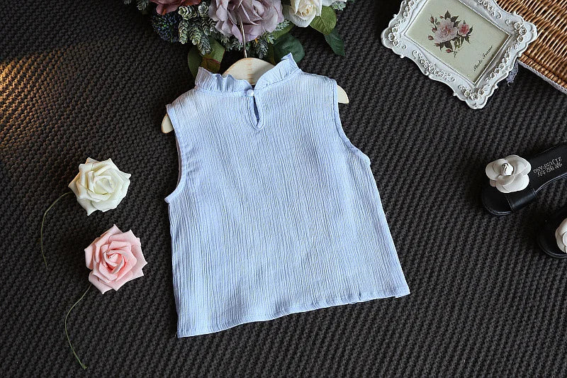 Ensemble 2 pièces pour bébé fille - Robe à col rond imprimé nœud et volants + chapeau - Idéal pour les nouveau-nés de 0 à 9 mois
