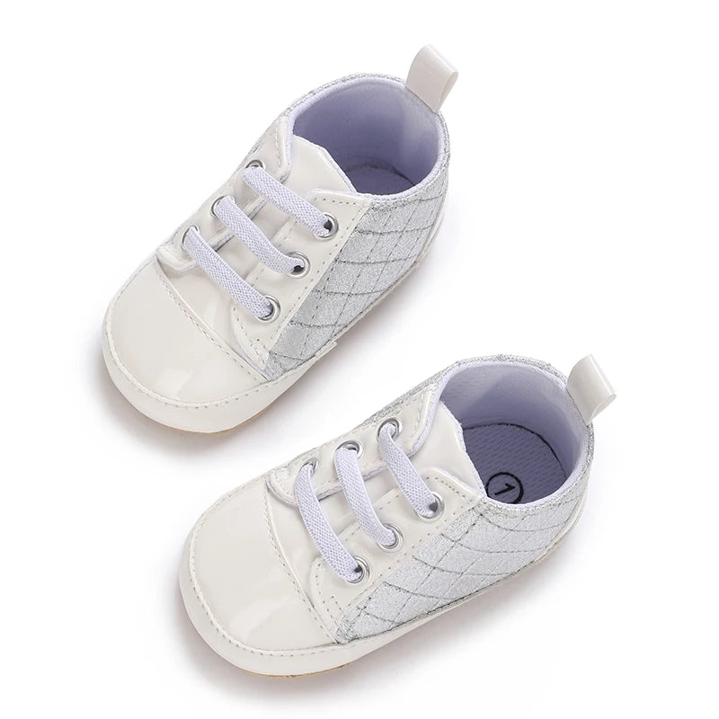 Chaussures de marche bébé semelles souples antidérapantes - Chaussures sport décontractées printemps automne pour premiers pas