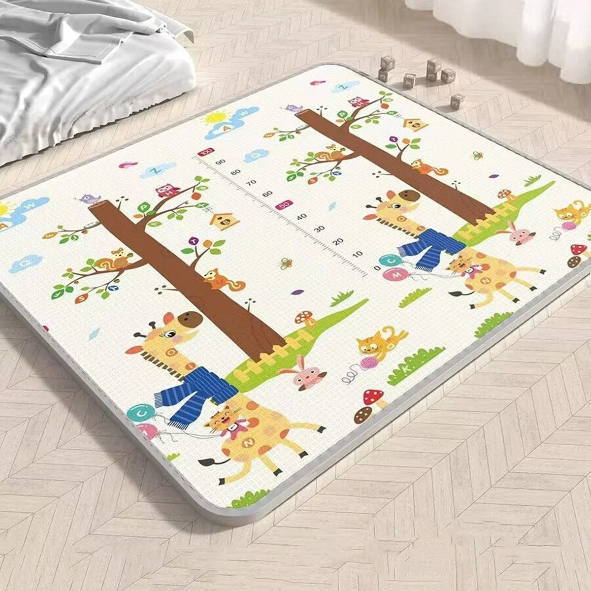 Tapis de Jeu pour Bébé - EPE Non-Toxique - 5 Tailles - Double Face - Sécurité Enfant