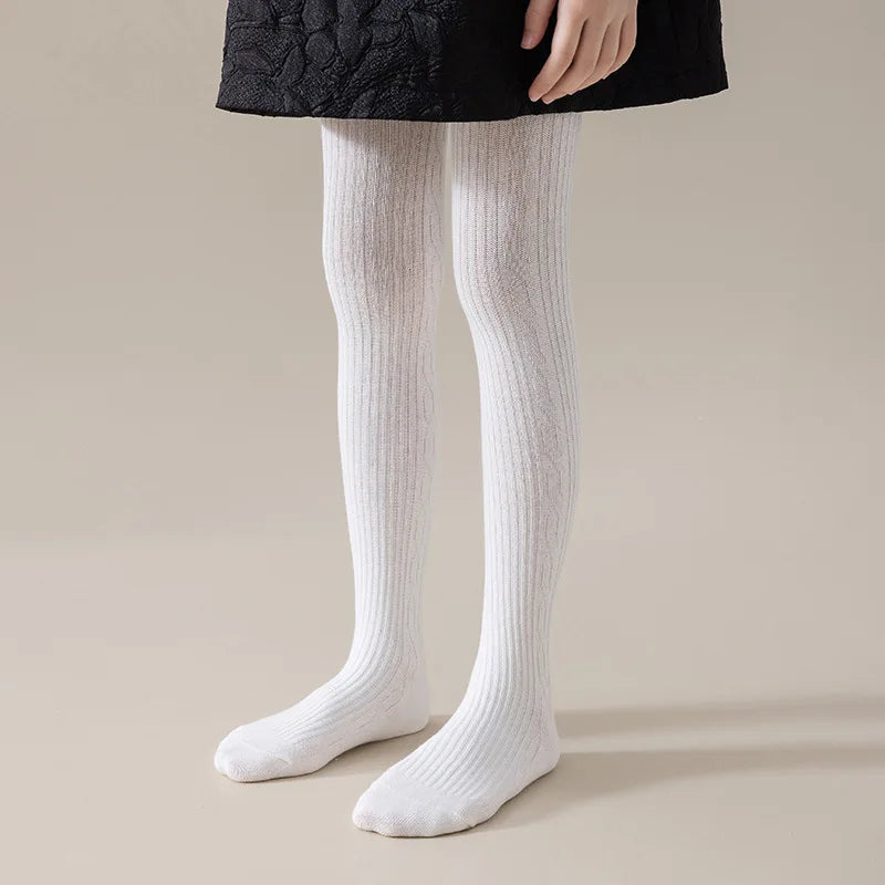 Collants en coton pour filles 0-12 ans - Collants respirants printemps automne hiver pour enfant et bébé