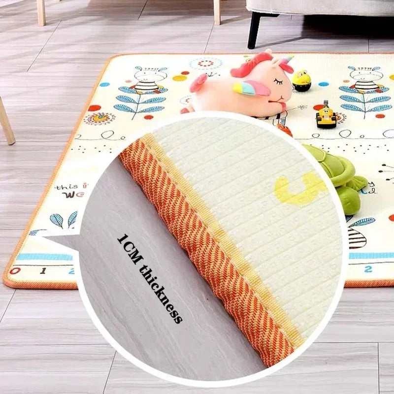 Tapis de Jeu pour Bébé - EPE Non-Toxique - 5 Tailles - Double Face - Sécurité Enfant