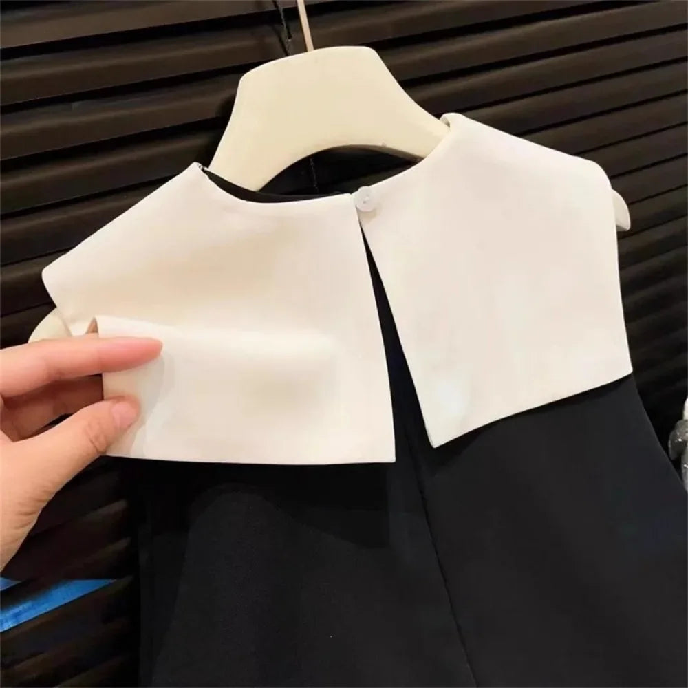Robe princesse fille sans manches avec décoration nœud - Robe d'été pour anniversaire et fête - 2 à 7 ans