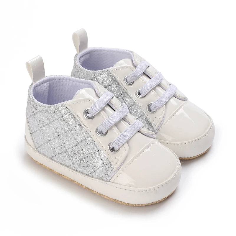 Chaussures de marche bébé semelles souples antidérapantes - Chaussures sport décontractées printemps automne pour premiers pas