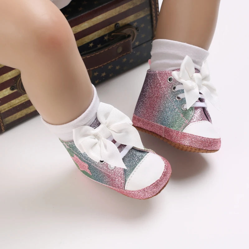 Chaussures de marche bébé semelles souples antidérapantes - Chaussures sport décontractées printemps automne pour premiers pas