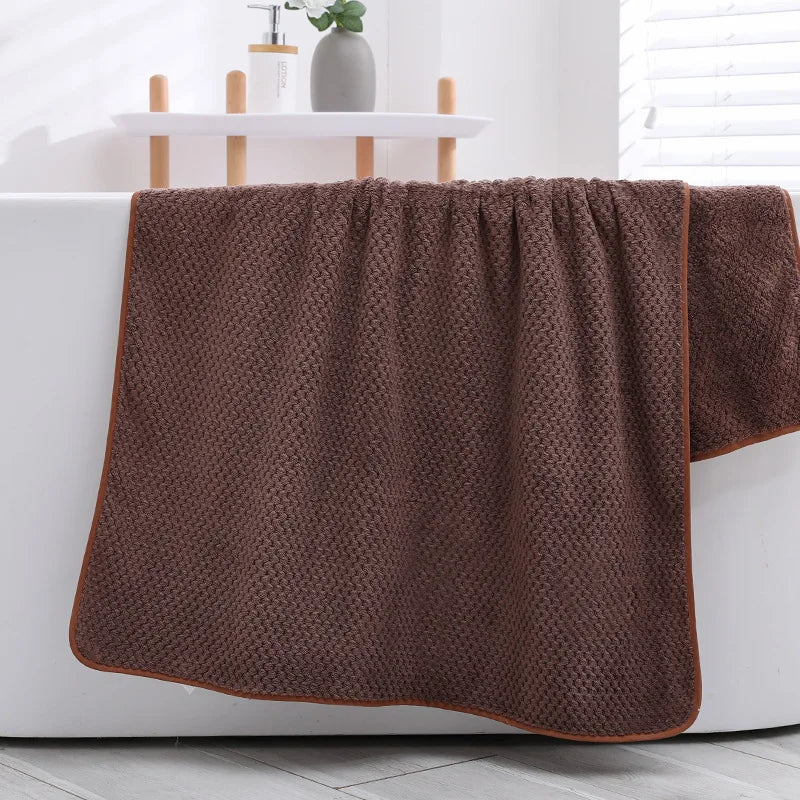 Serviette de Bain Bébé Ultra Douce - Peignoir en Polaire Corail - Couverture Emmaillotage