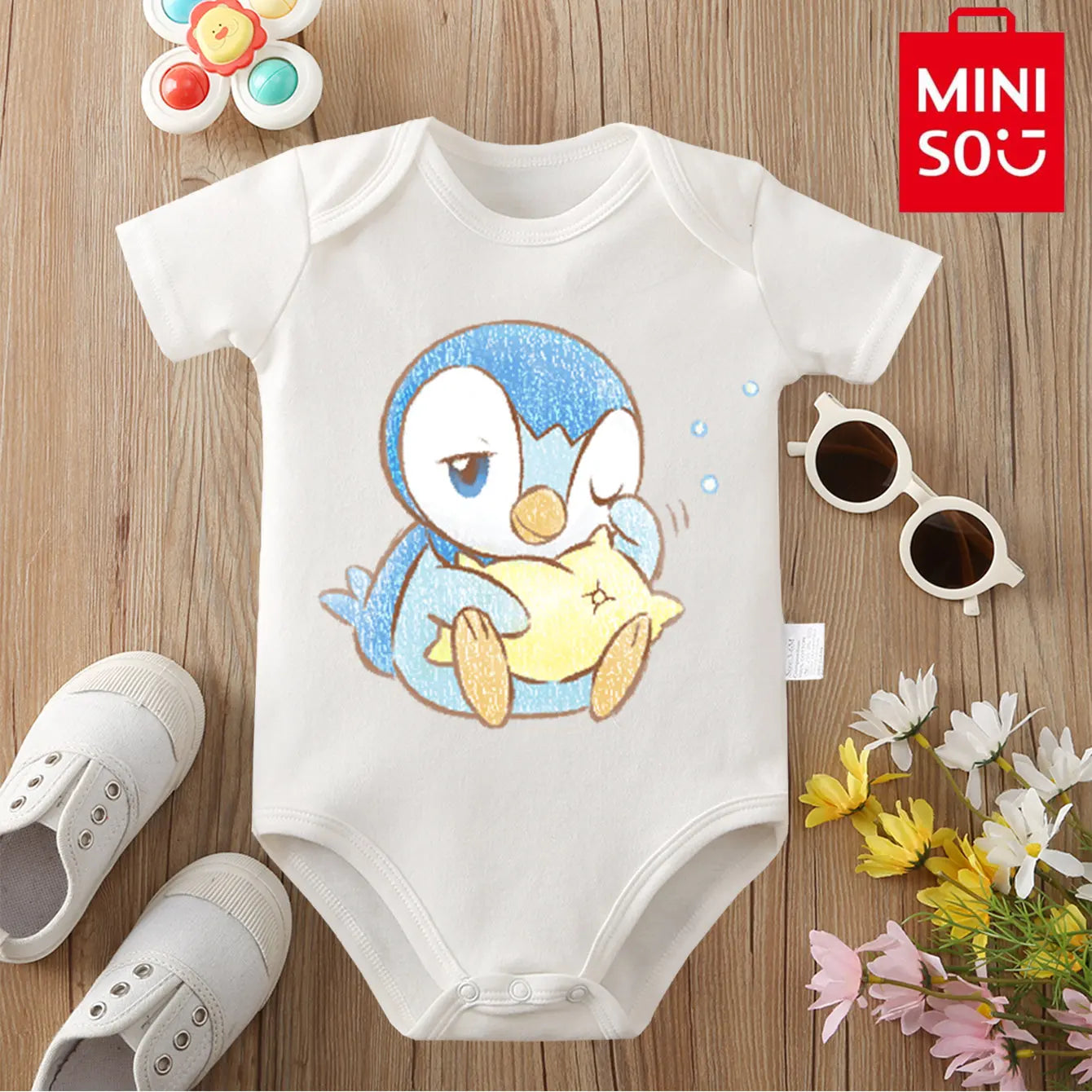 Body Bébé Tom et Jerry - 100% Coton - Doux et Confortable - 0-12 mois