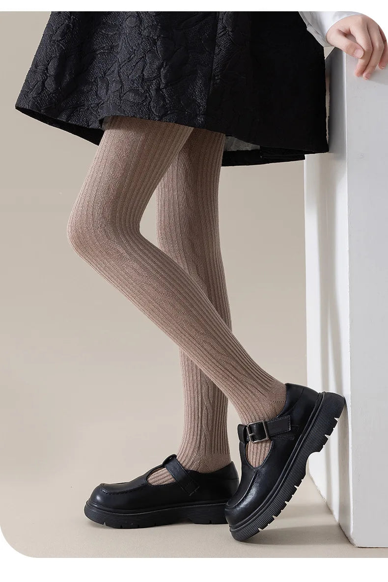 Collants en coton pour filles 0-12 ans - Collants respirants printemps automne hiver pour enfant et bébé