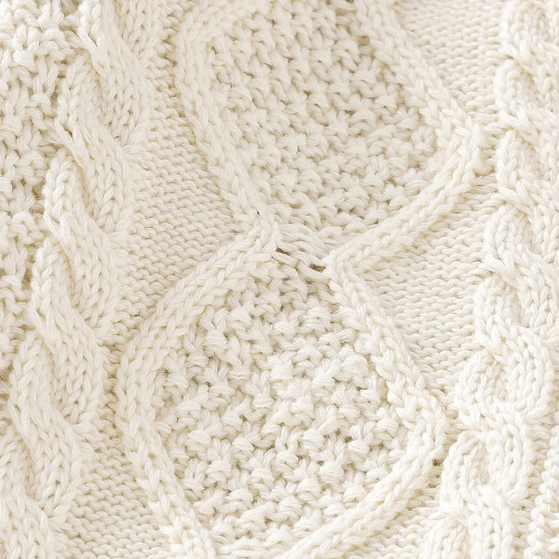 Ensemble Nouveau-né Tricoté - Pull + Pantalon - Coton Doux - 0 à 18 mois