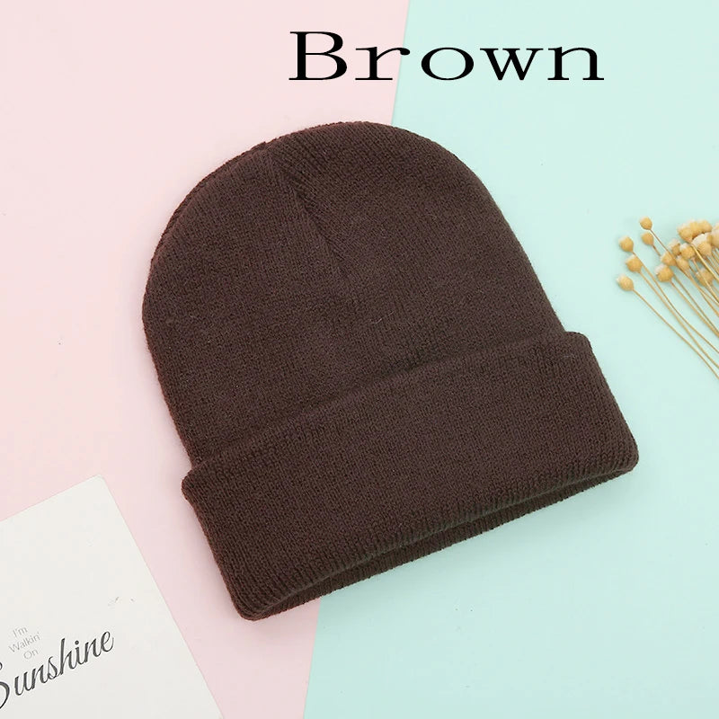 Bonnets Famille Assortis - Papa Maman Enfant Bébé - Coton Tricoté Doux - Couleurs Pastel