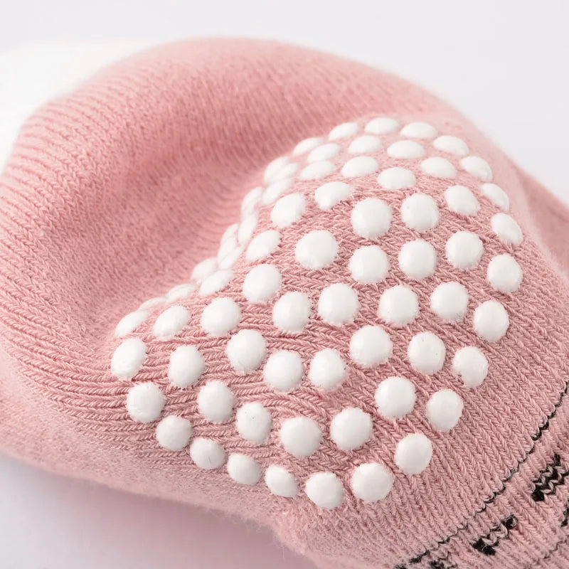 Genouillères Bébé Respirantes - Protection Genoux - Coton Doux - 0-3 ans