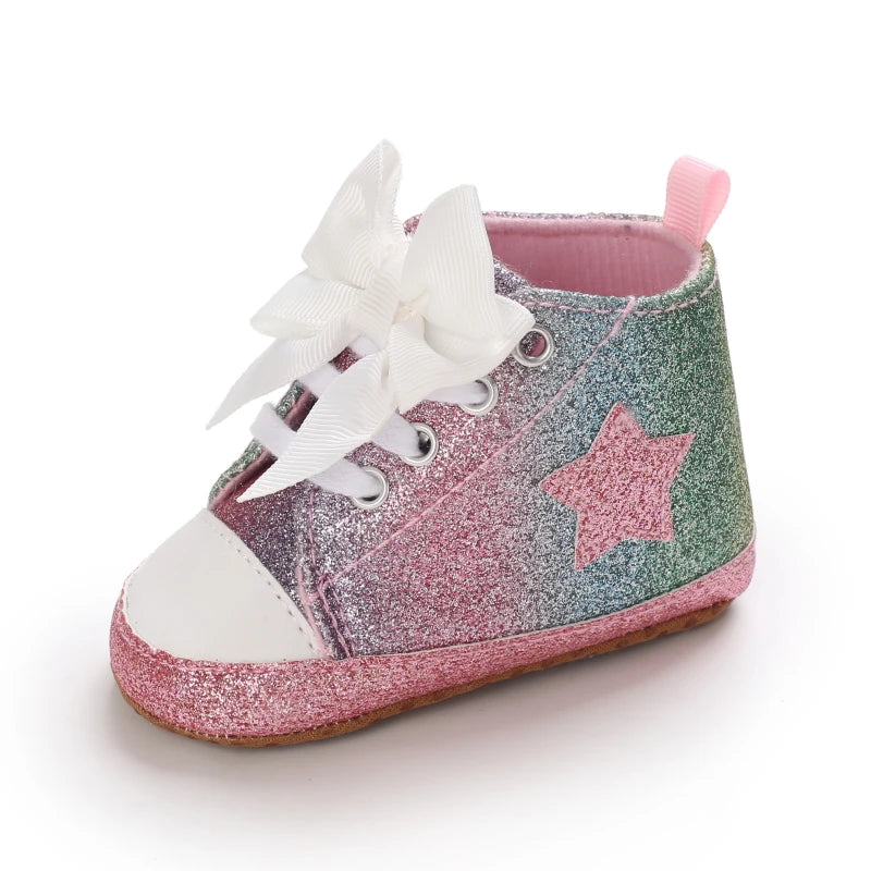 Chaussures de marche bébé semelles souples antidérapantes - Chaussures sport décontractées printemps automne pour premiers pas