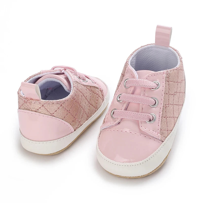 Chaussures de marche bébé semelles souples antidérapantes - Chaussures sport décontractées printemps automne pour premiers pas