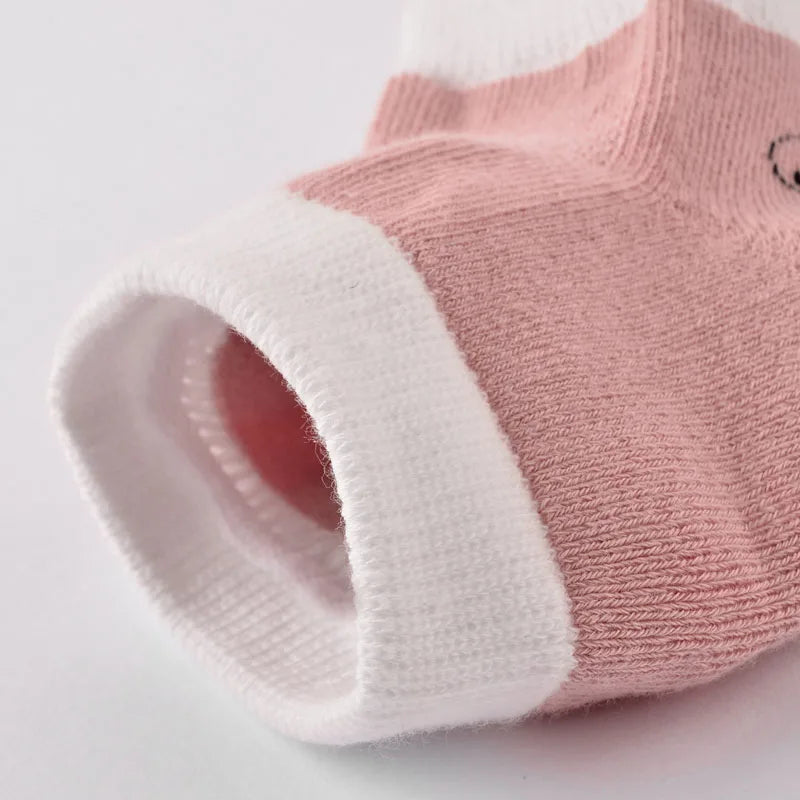 Genouillères Bébé Respirantes - Protection Genoux - Coton Doux - 0-3 ans