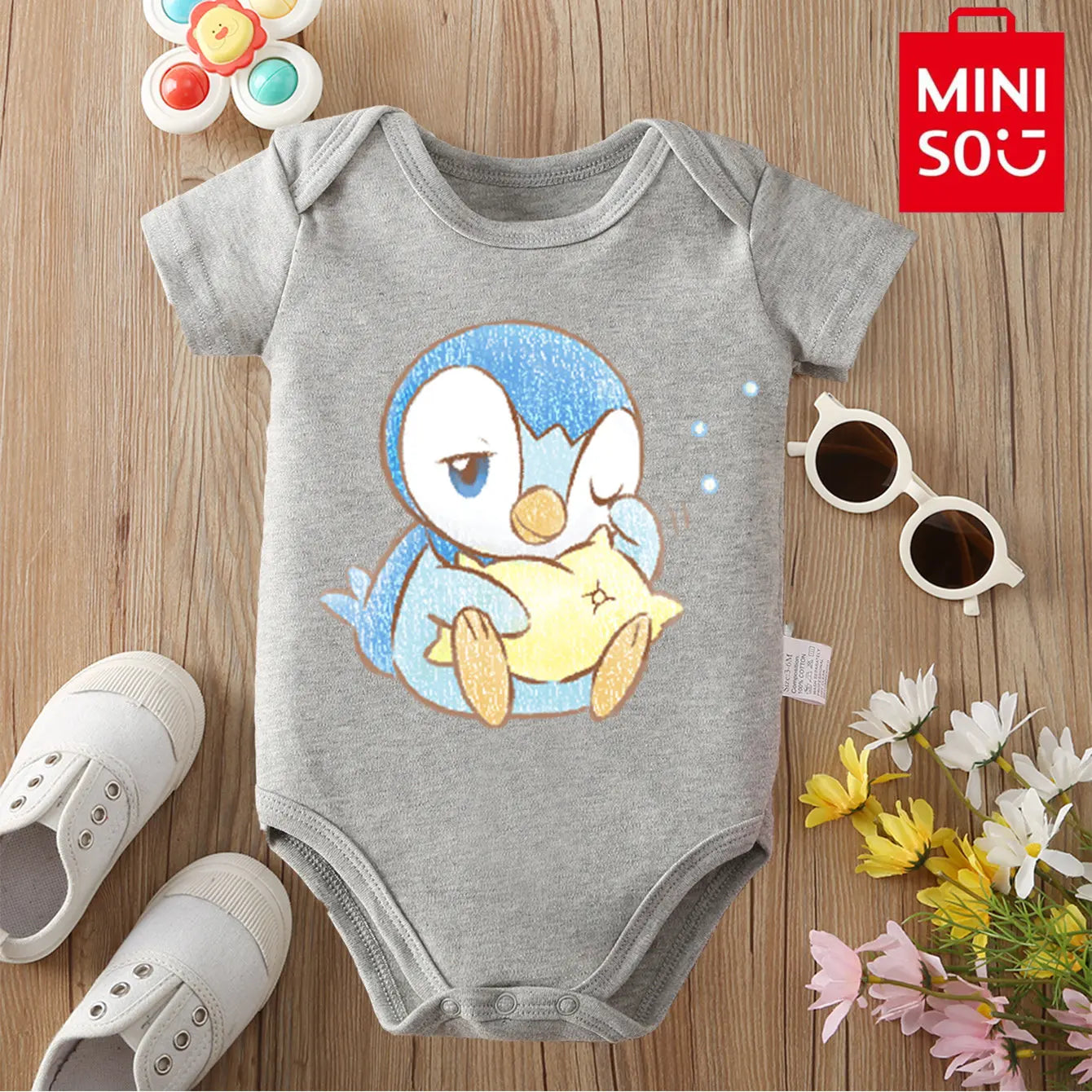 Body Bébé Tom et Jerry - 100% Coton - Doux et Confortable - 0-12 mois