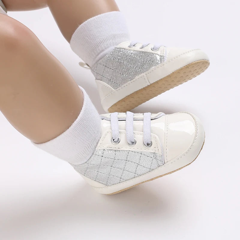 Chaussures de marche bébé semelles souples antidérapantes - Chaussures sport décontractées printemps automne pour premiers pas