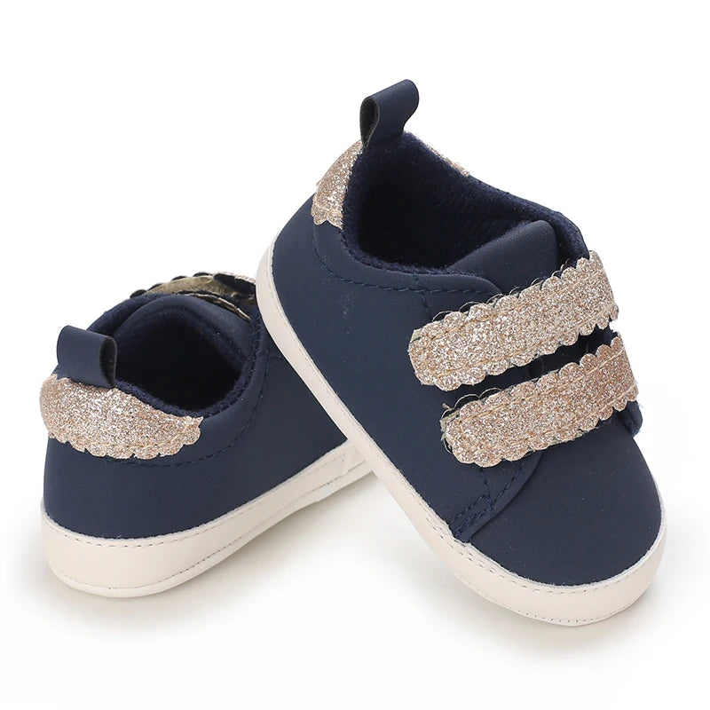 Chaussures de marche bébé semelles souples antidérapantes - Chaussures sport décontractées printemps automne pour premiers pas